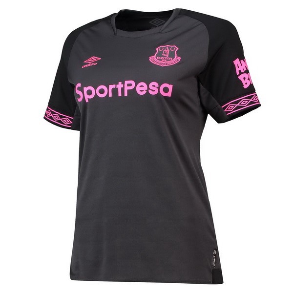 Camiseta Everton 2ª Mujer 2018-2019 Negro